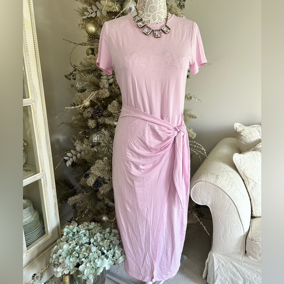Short Sleeve wrap front dress - Picture 12 of 15